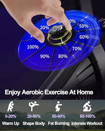 Exercise Bike-Stationary Bikes for Home with Adjustable Resistance, Workout bike Cycling Experience, LCD Display, and Heart Rhythm Monitor – Transform Your Home into a Fitness Center