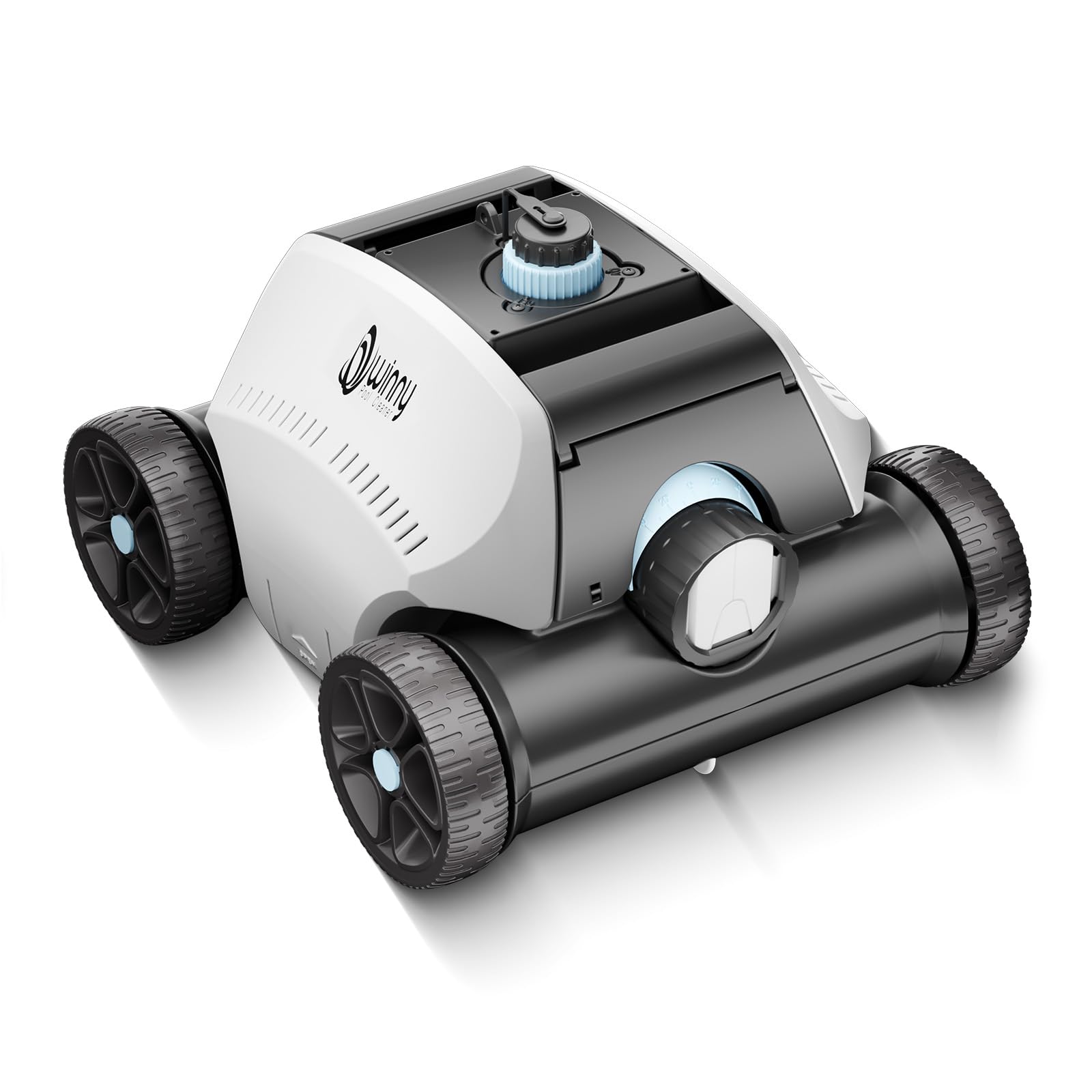 Cordless Robotic Pool Vacuum, Above Ground Pool Vacuum,Powerful Suction&amp;130mins Running Time,6600mAh Battery, Ideal for Flat Above Pools Up to 1300 Sq.ft
